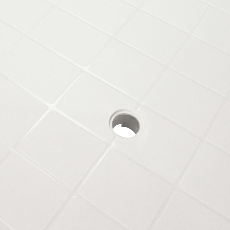Tuintafel 101x68x72 cm kunststof wit MeubelReus