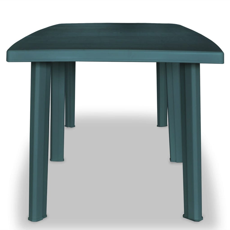 Tuintafel 210x96x72 cm kunststof groen MeubelReus