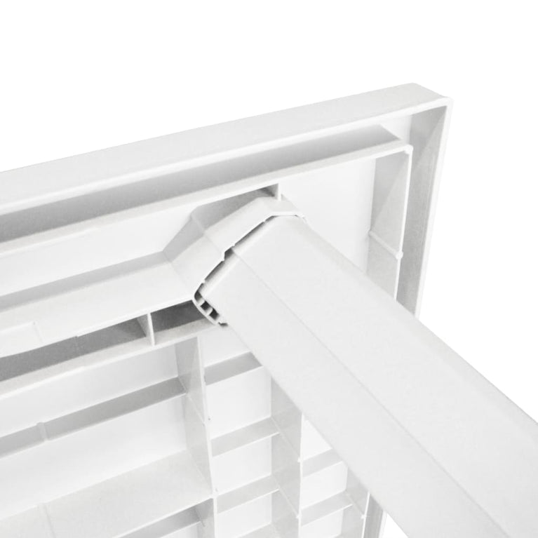 Tuintafel 126x76x72 cm kunststof wit MeubelReus