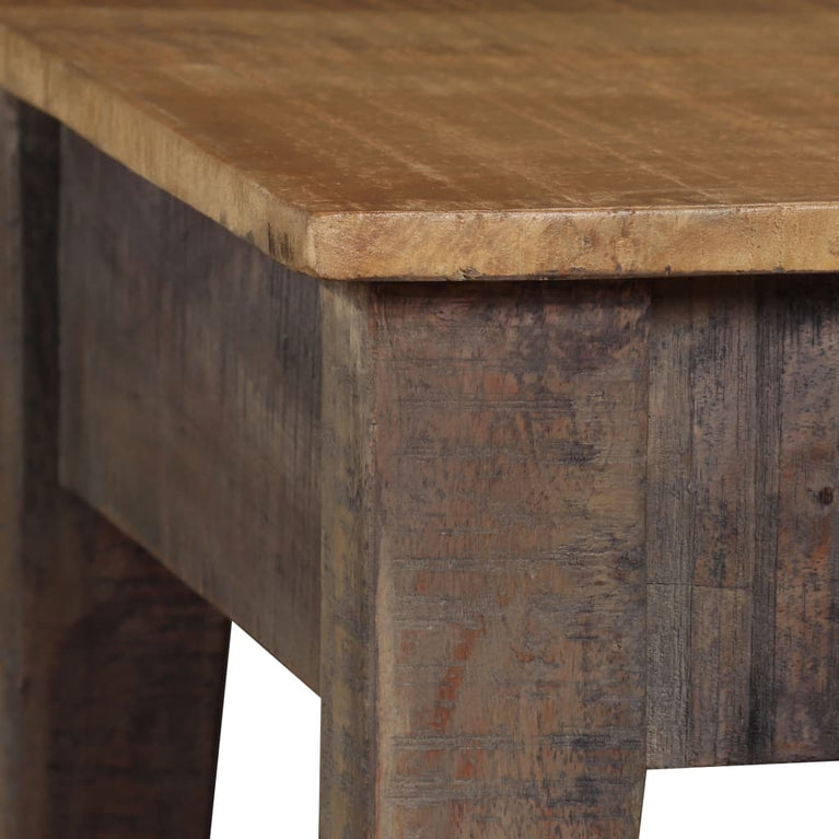 Salontafel vintage stijl 118x60x40 cm massief hout MeubelReus