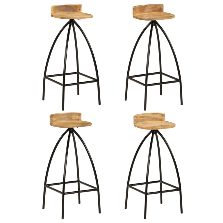 5-delige Barset massief mangohout MeubelReus