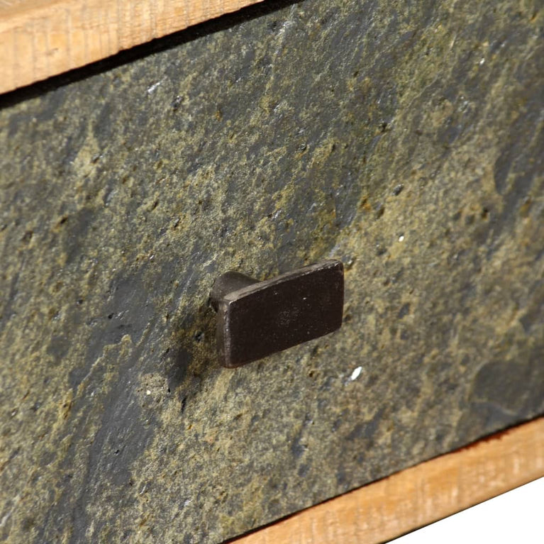 Salontafel 90x65x40 cm massief gerecycled teakhout MeubelReus