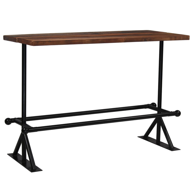 7-delige Barset massief gerecycled hout MeubelReus