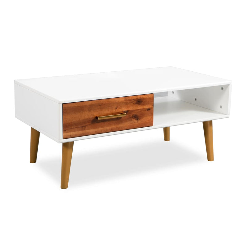 Salontafel 90x50x40 cm massief acaciahout MeubelReus
