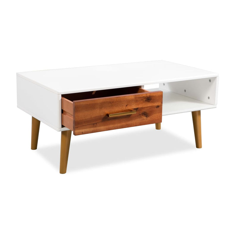 Salontafel 90x50x40 cm massief acaciahout MeubelReus