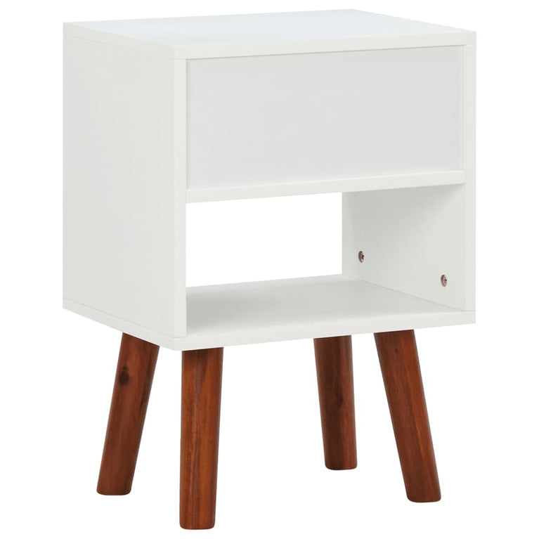 Nachtkastje 40x30x57 cm massief acaciahout MeubelReus