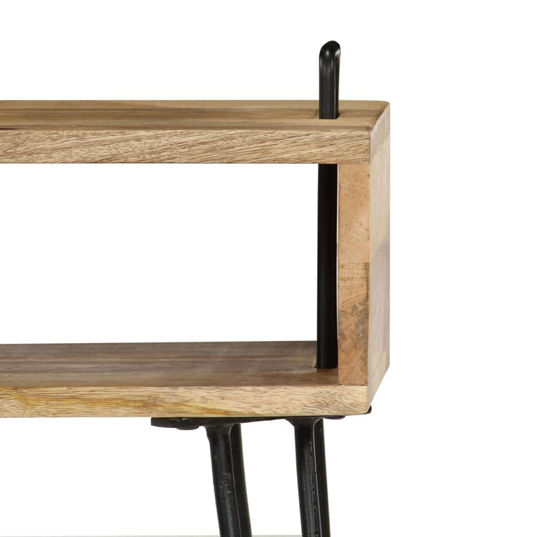 Nachtkastje 40x30x47 cm massief mangohout MeubelReus