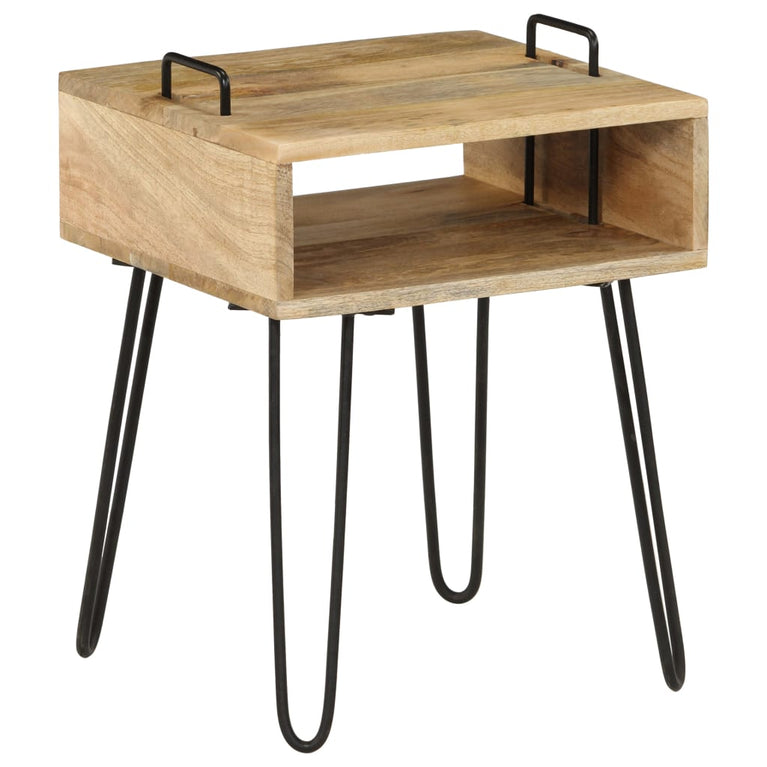 Nachtkastje 40x30x47 cm massief mangohout MeubelReus