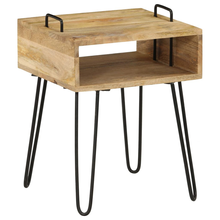 Nachtkastje 40x30x47 cm massief mangohout MeubelReus