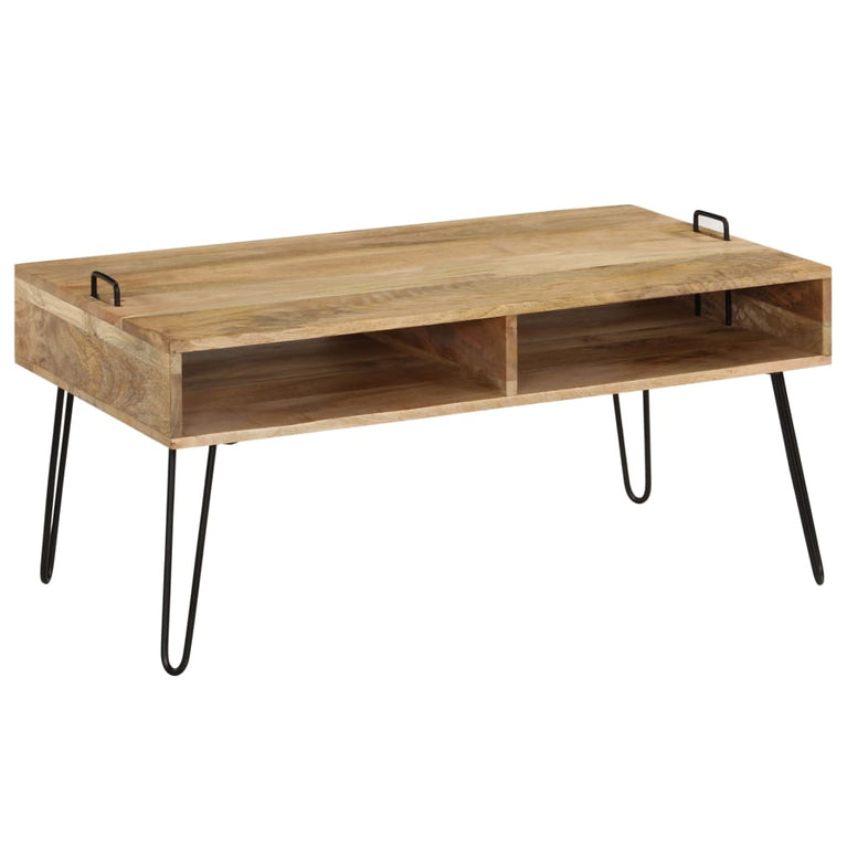 Salontafel 100x60x45 cm massief mangohout MeubelReus