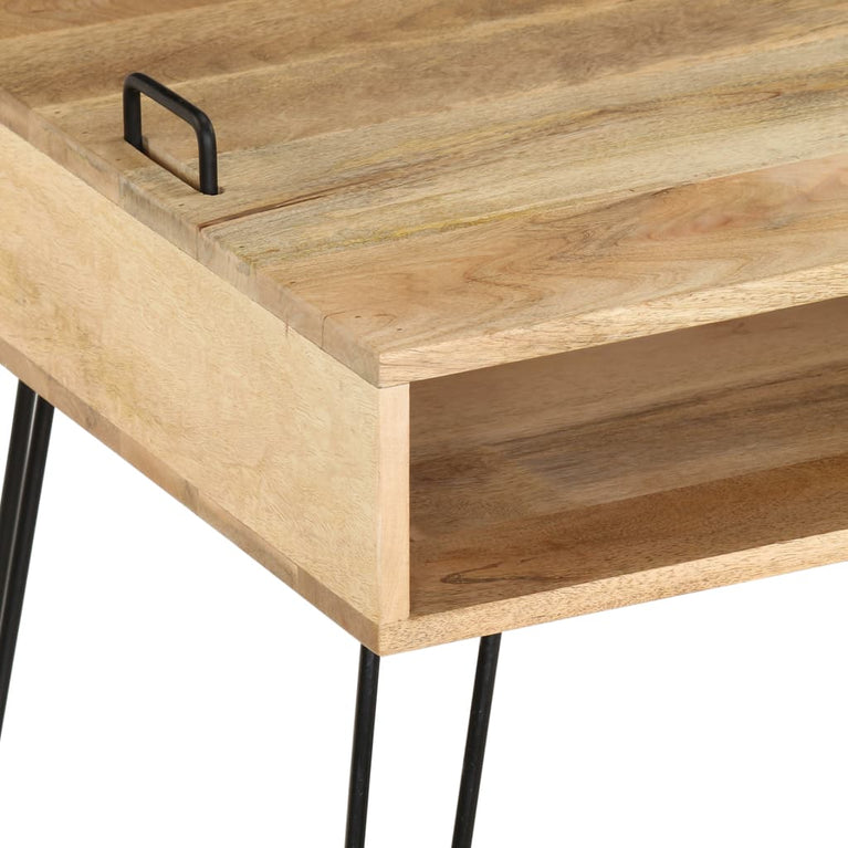 Tv-meubel 110x35x45 cm massief mangohout MeubelReus