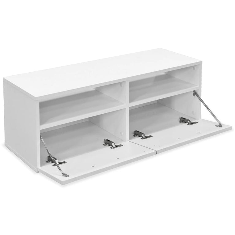 Tv-meubel 95x35x36 cm spaanplaat wit 2 st MeubelReus