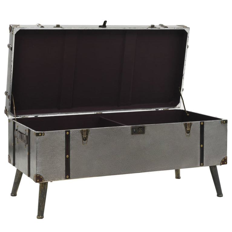 Salontafel 102x51x47,5 cm MDF en aluminium MeubelReus