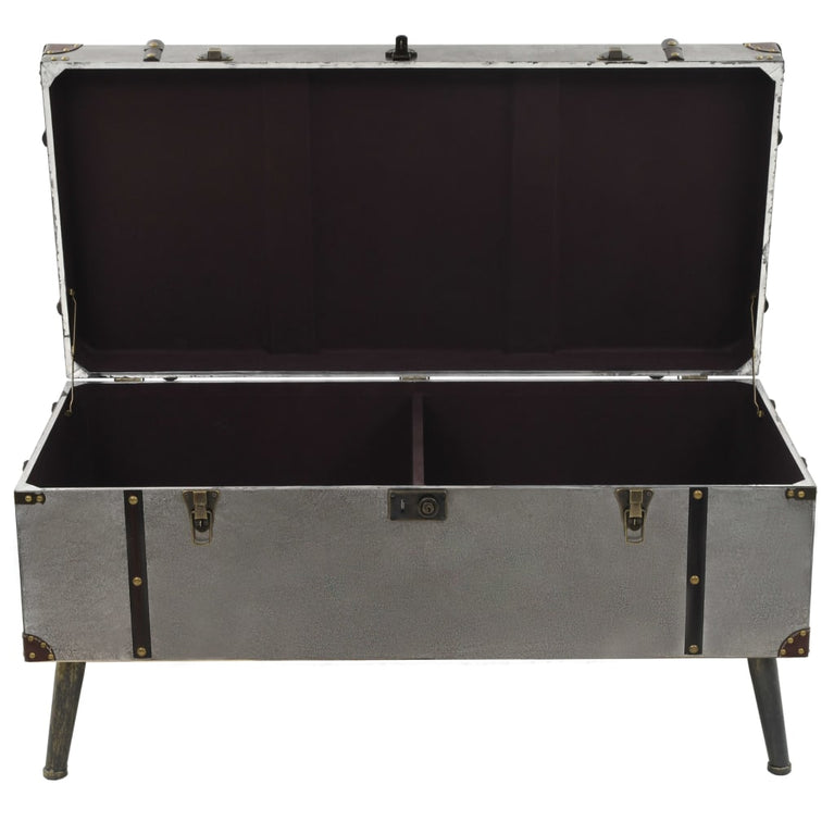 Salontafel 102x51x47,5 cm MDF en aluminium MeubelReus