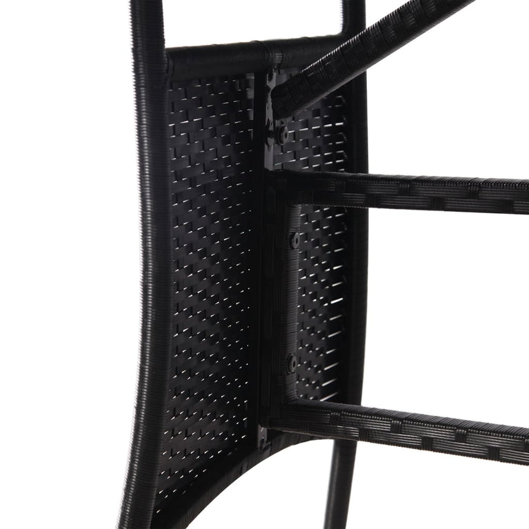 Tuintafel 170x80x74 cm poly rattan zwart MeubelReus