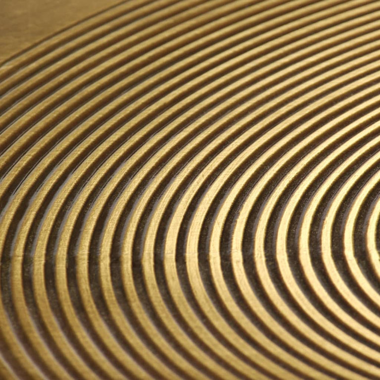 Tafelset met messing bedekt MDF 2-delig MeubelReus