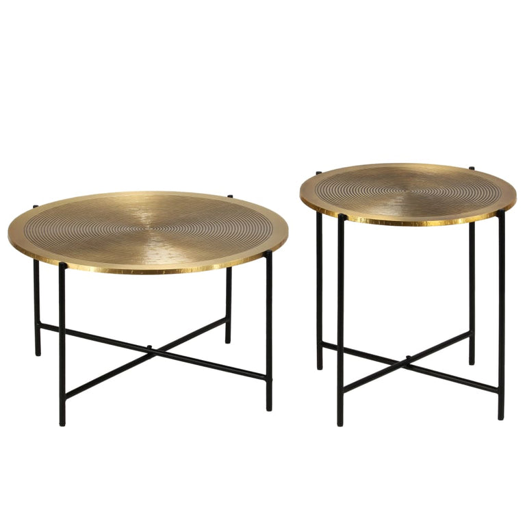 Tafelset met messing bedekt MDF 2-delig MeubelReus