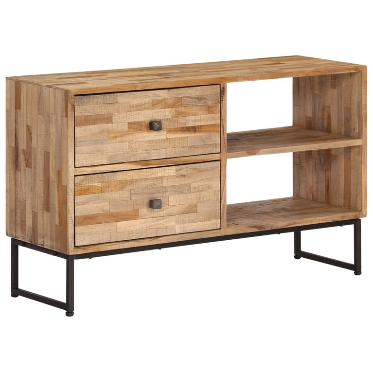 Tv-meubel 90x30x55 cm gerecycled teakhout MeubelReus