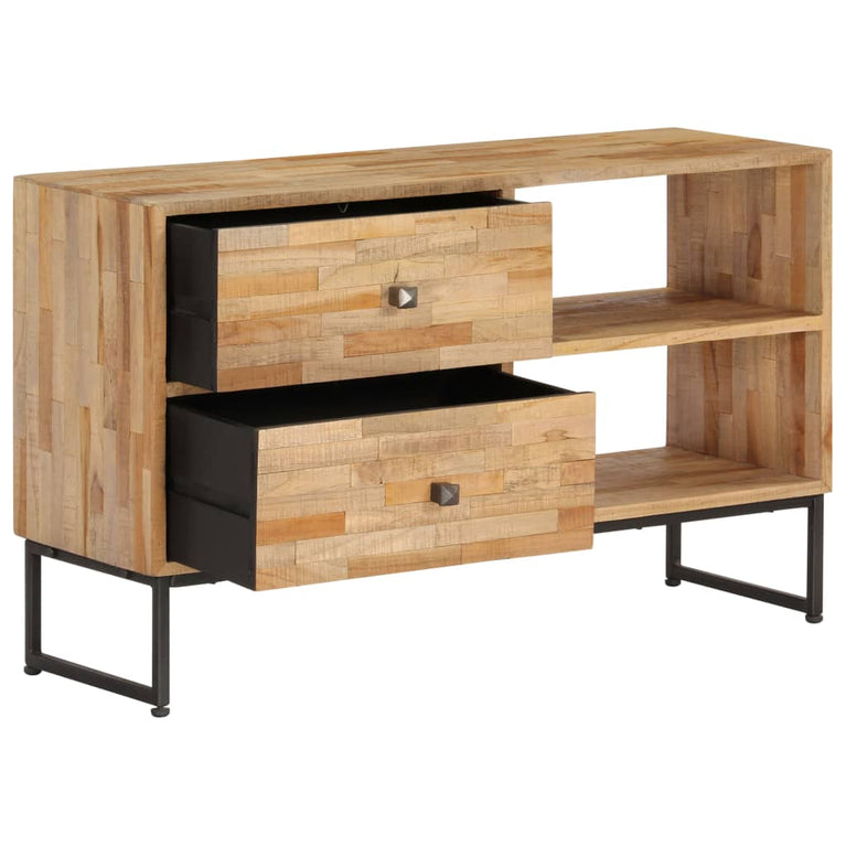 Tv-meubel 90x30x55 cm gerecycled teakhout MeubelReus