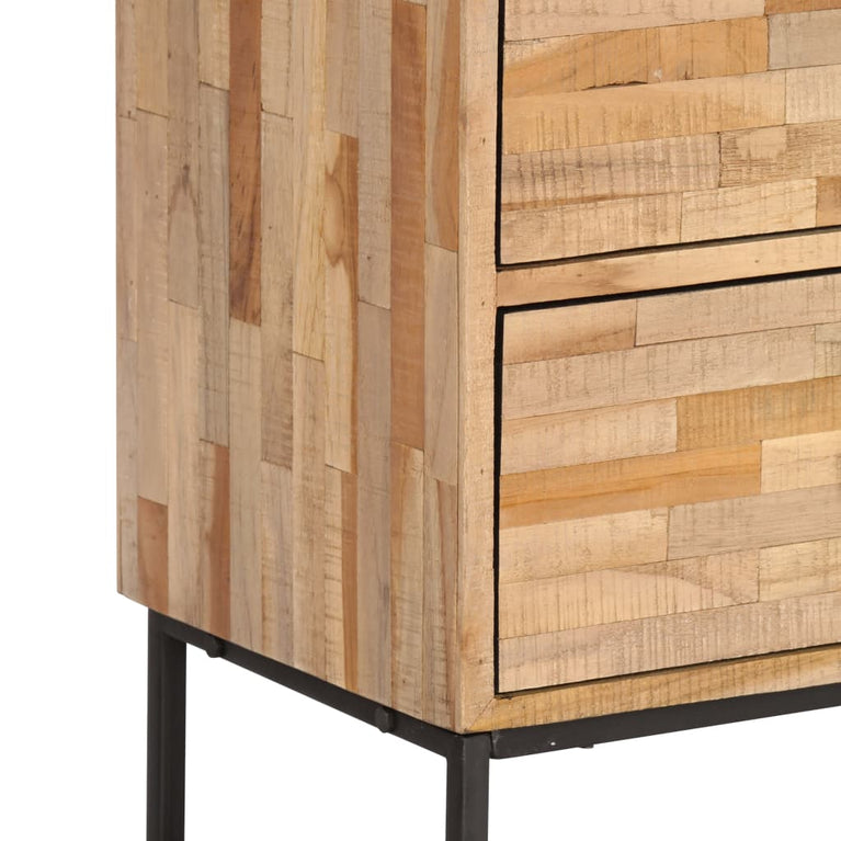 Tv-meubel 90x30x55 cm gerecycled teakhout MeubelReus