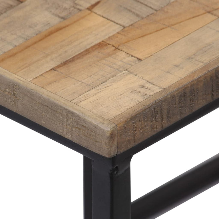 Plantentafelset gerecycled teakhout 3-delig MeubelReus