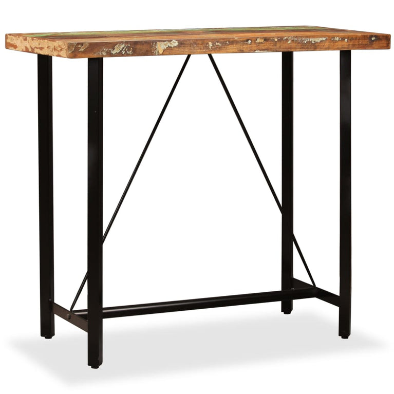 Barset massief gerecycled hout 5-delig MeubelReus