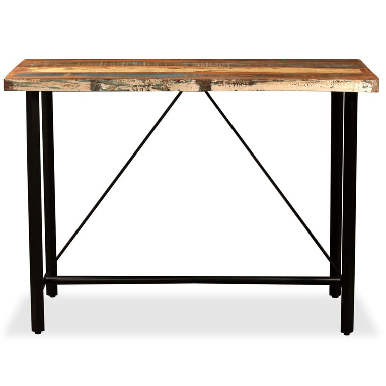Barset massief gerecycled hout 5-delig MeubelReus