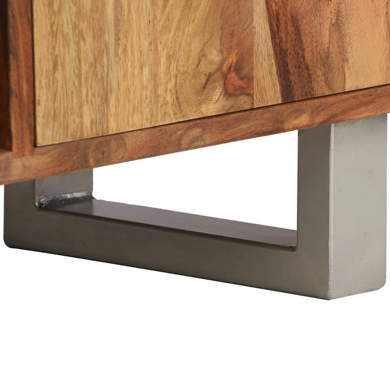 Tv-meubel 118x30x40 cm sheeshamhout met honing afwerking MeubelReus