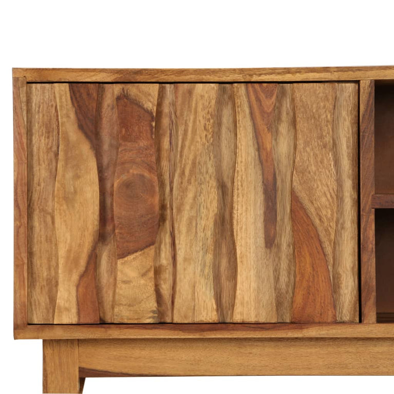 Tv-meubel 118x30x40 cm massief sheeshamhout MeubelReus