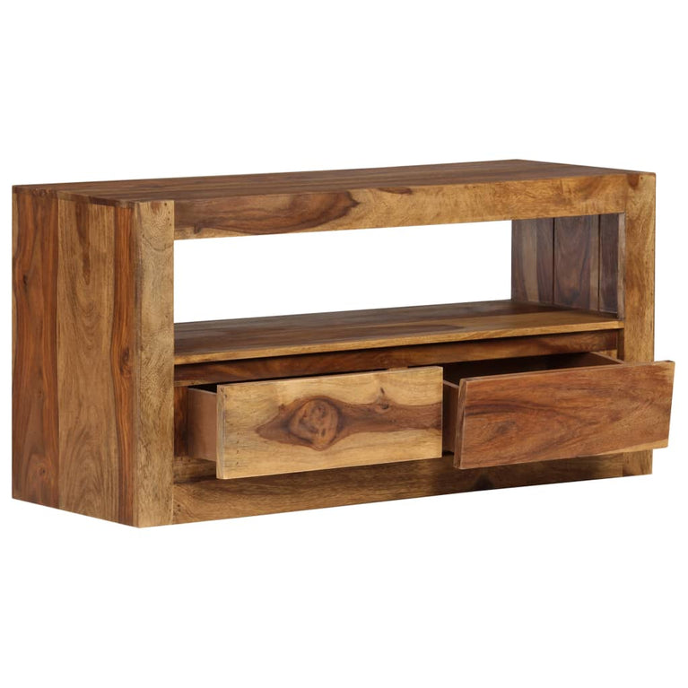 Tv-meubel 80x30x40 cm massief sheeshamhout MeubelReus