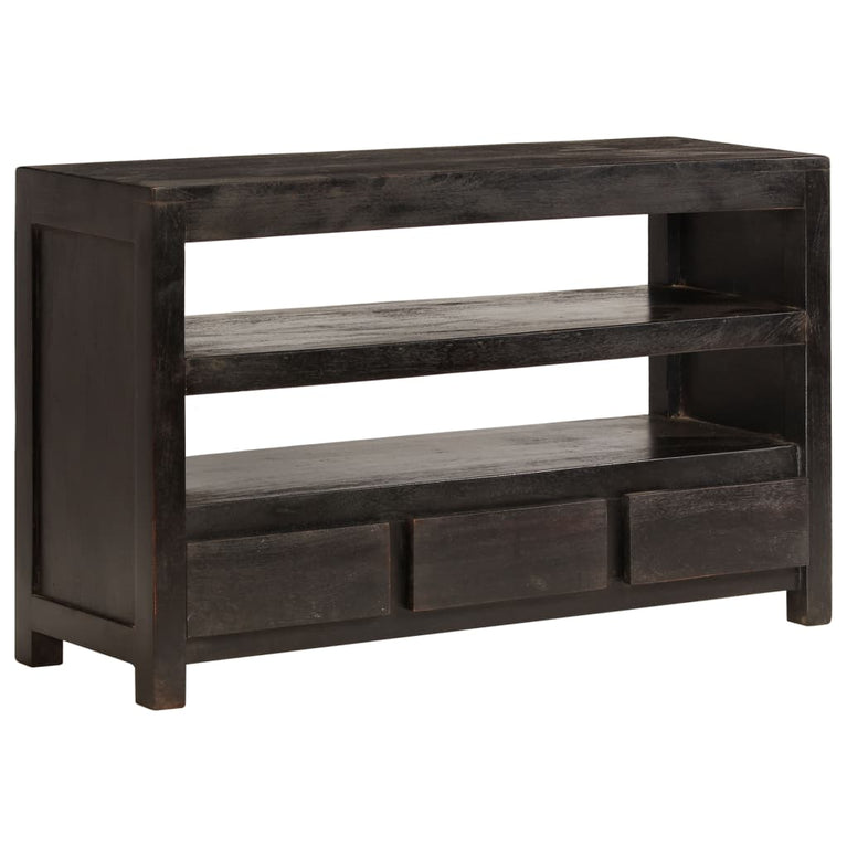 Tv-meubel 90x30x55 cm massief acaciahout donkerbruin MeubelReus