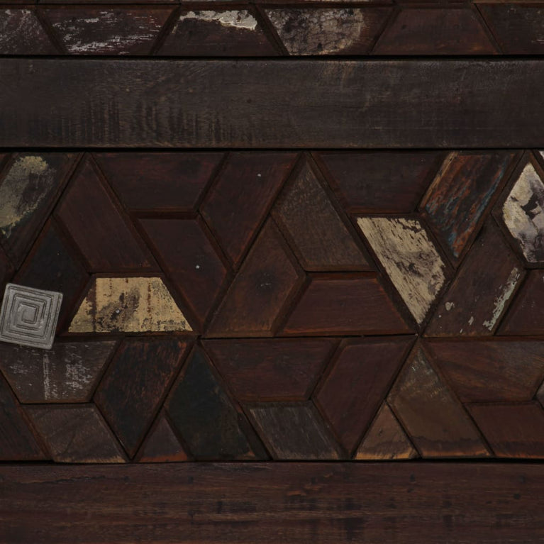 Nachtkastje 40x30x50 cm massief gerecycled hout MeubelReus