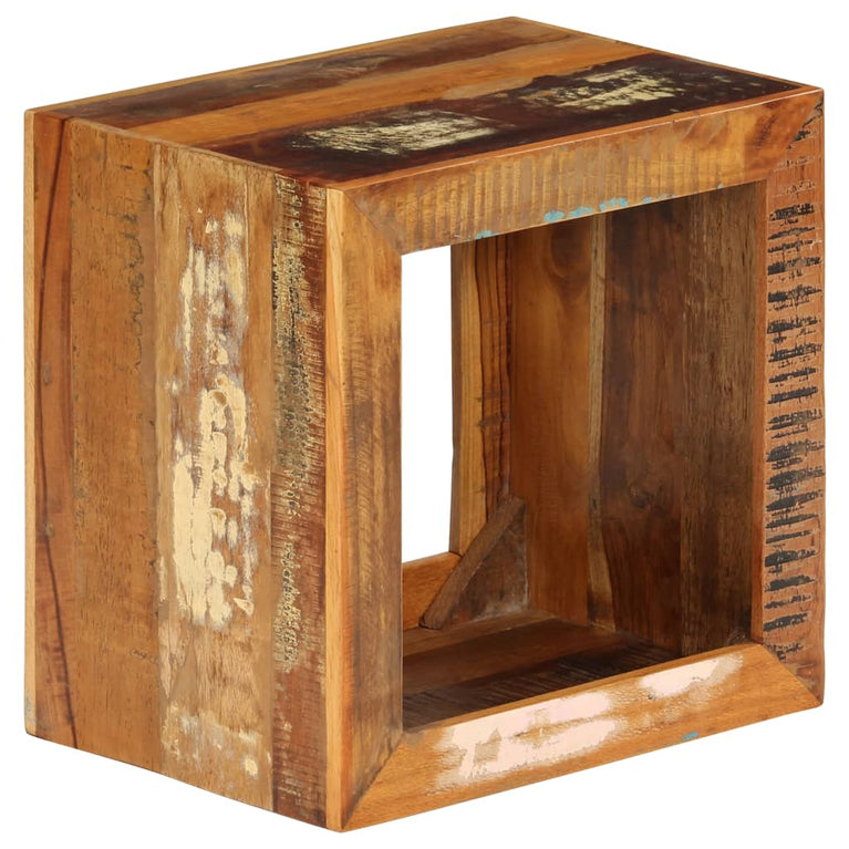 Kruk 40x30x40 cm massief gerecycled hout MeubelReus