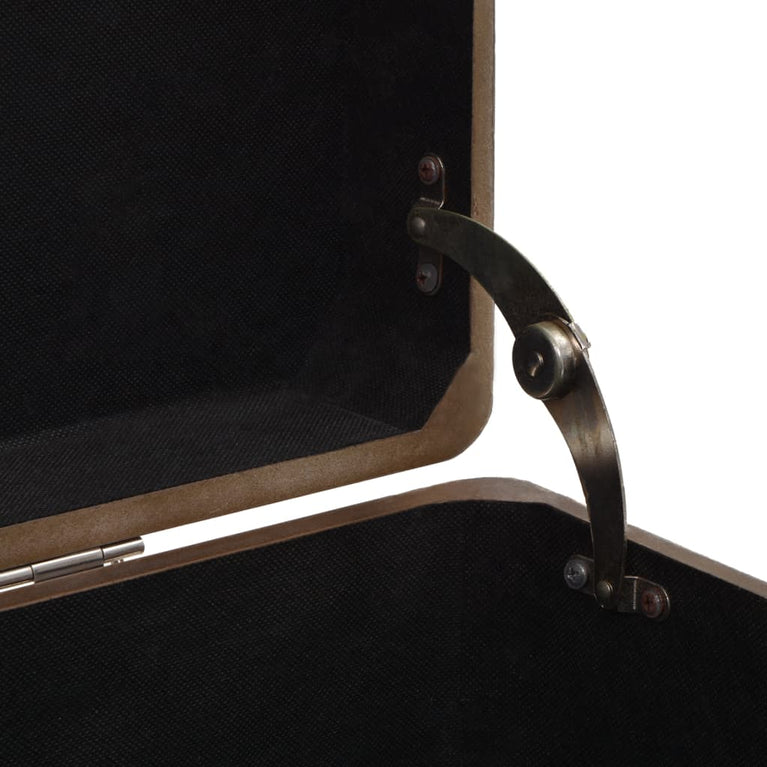 Opbergkist 91x52x40 cm massief vurenhout bruin MeubelReus