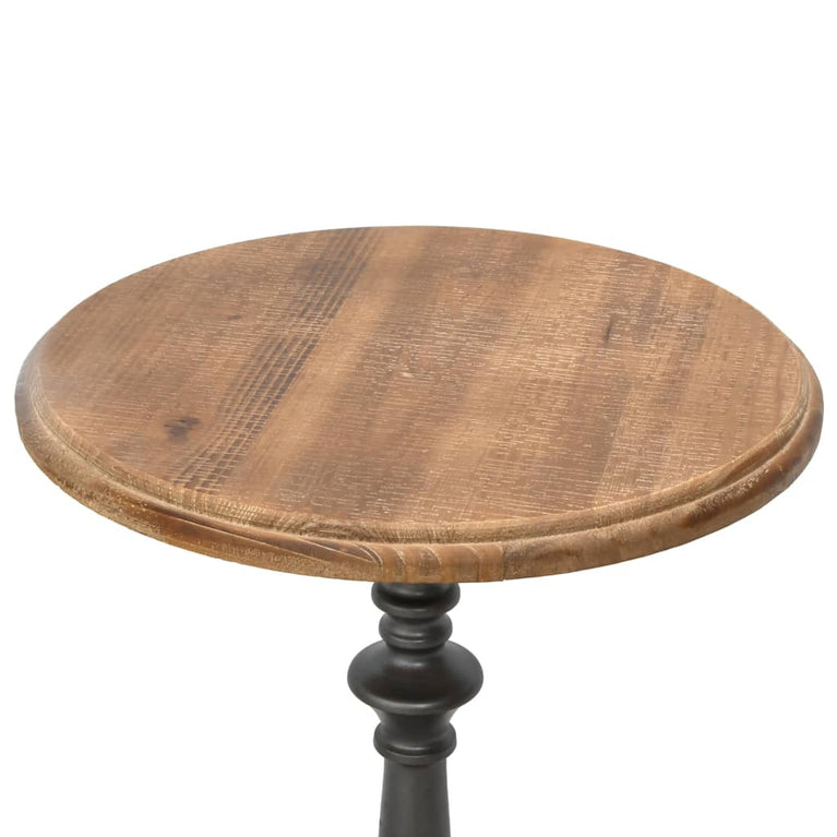 Bijzettafel 40x64 cm massief vurenhout bruin MeubelReus