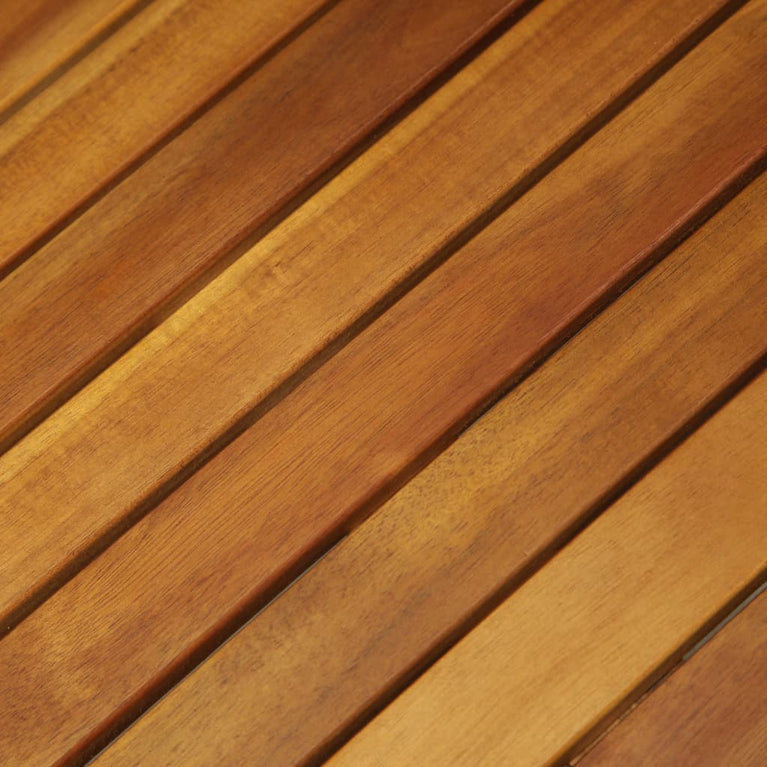 3-delige Bistroset inklapbaar met kussens massief acaciahout MeubelReus