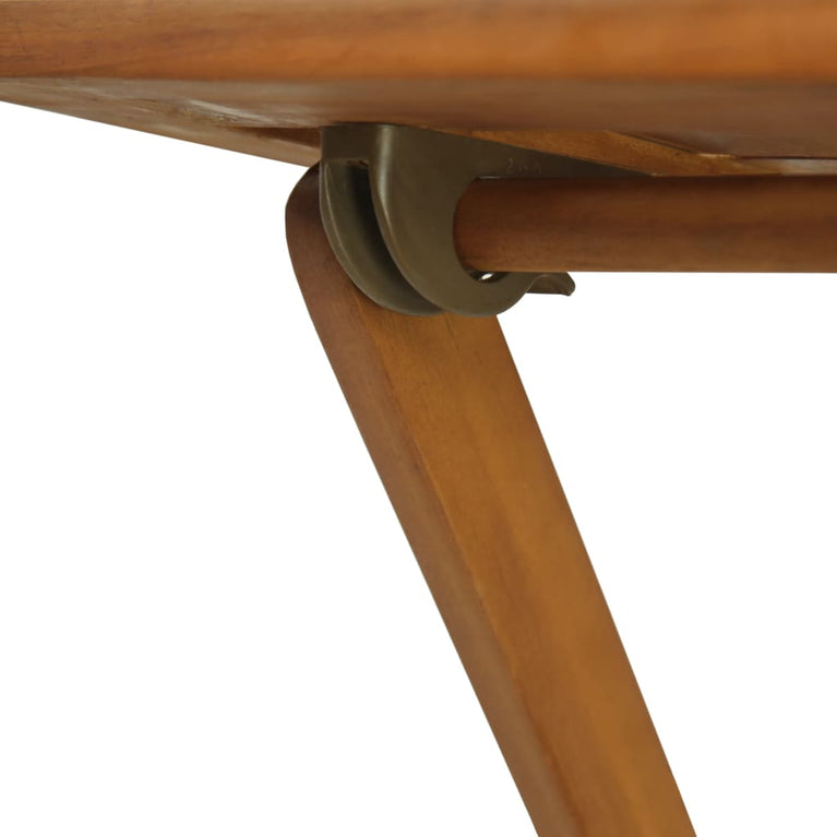 3-delige Bistroset inklapbaar met kussens massief acaciahout MeubelReus