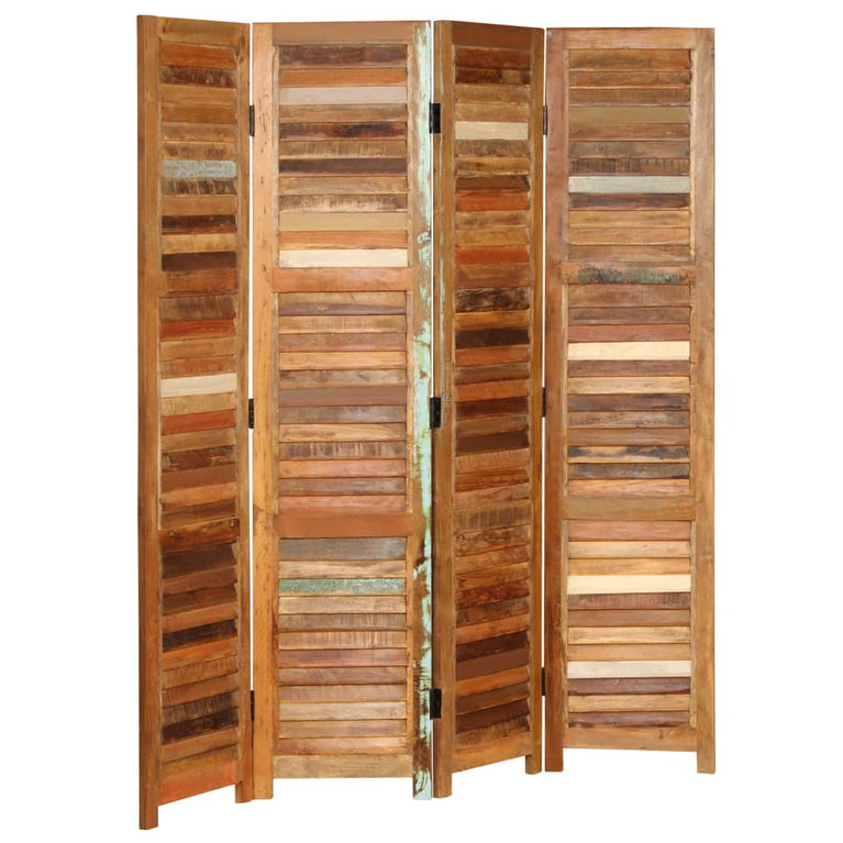 Kamerscherm 170 cm massief gerecycled hout MeubelReus