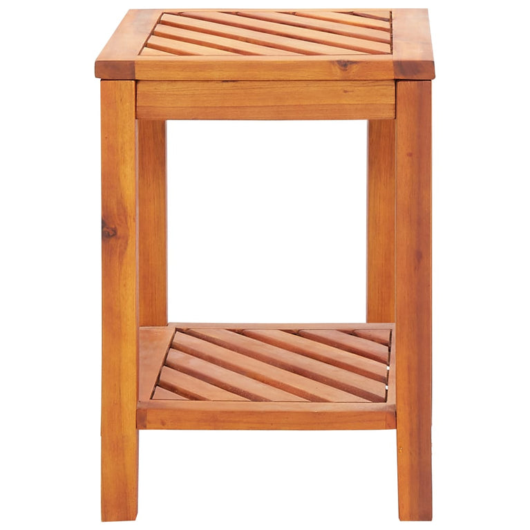 Bijzettafel 45x33x45 cm massief acaciahout MeubelReus