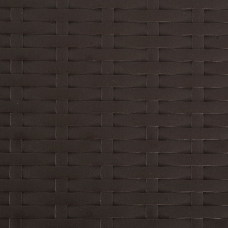 Barstoelen inklapbaar 2 st rattan look HDPE en staal bruin MeubelReus