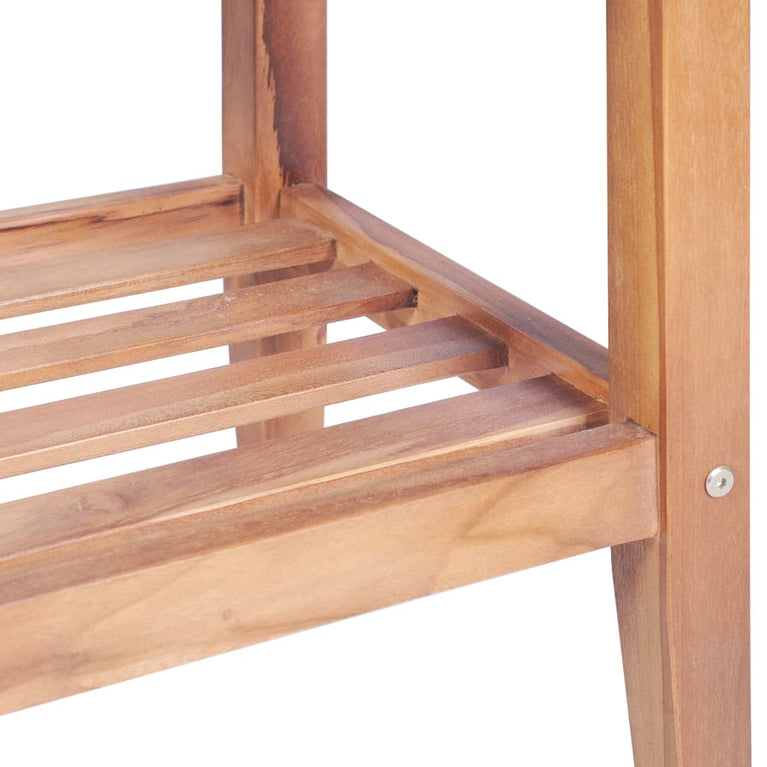 Salontafel vierkant 40x40x50 cm massief teakhout MeubelReus