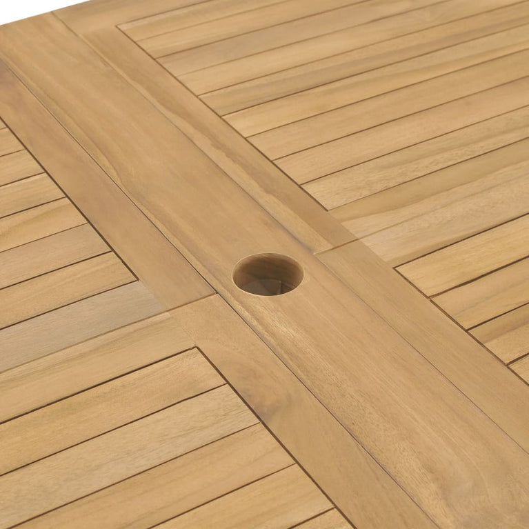 Tuintafel verlengbaar 180-280x100x75 cm massief teakhout MeubelReus