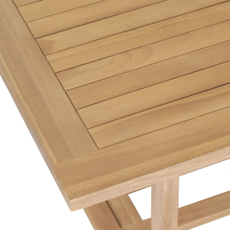 Tuintafel verlengbaar 180-280x100x75 cm massief teakhout MeubelReus