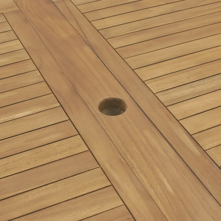 Tuintafel verlengbaar ovaal 180-280x100x75 cm massief teakhout MeubelReus