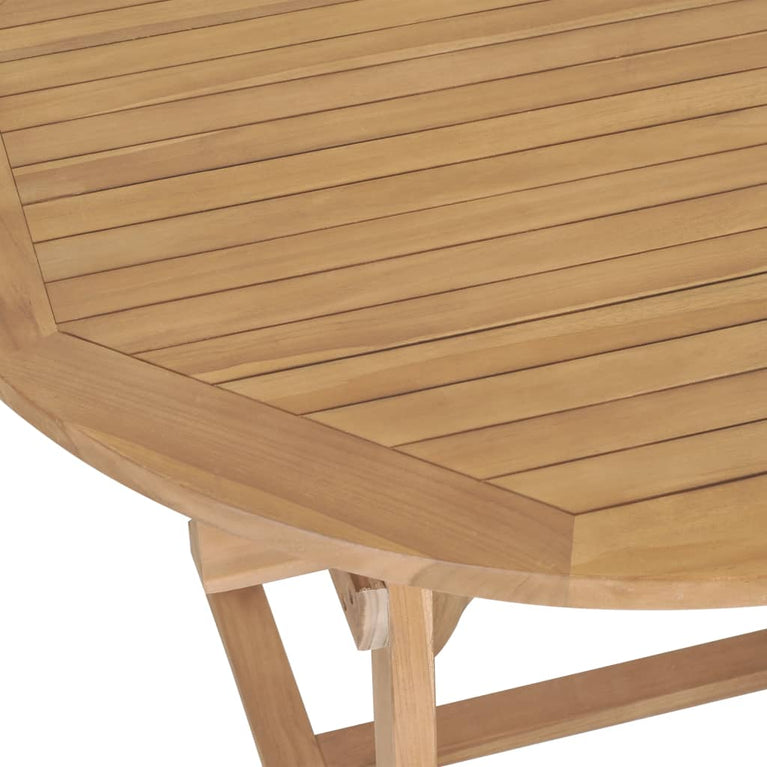 Tuintafel verlengbaar ovaal 180-280x100x75 cm massief teakhout MeubelReus