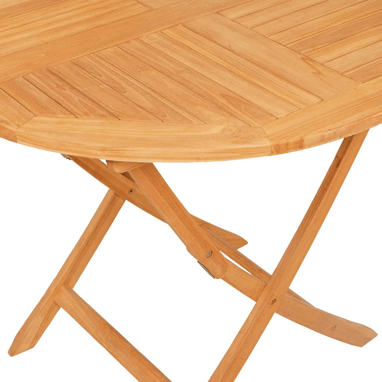 Tuintafel inklapbaar 85x76 cm massief teakhout MeubelReus