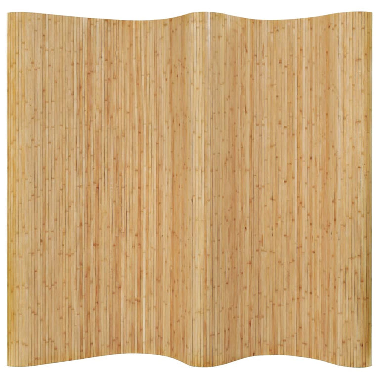 Kamerscherm 250x165 cm bamboe natuurlijk MeubelReus