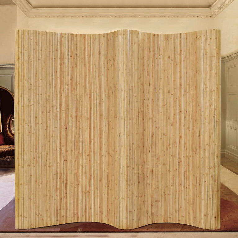 Kamerscherm 250x165 cm bamboe natuurlijk MeubelReus
