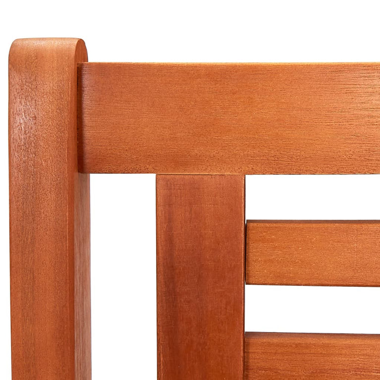 Driezits tuinbank 150 cm massief eucalyptushout MeubelReus