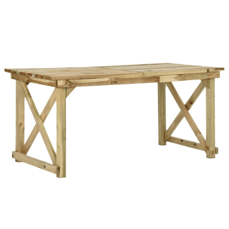 Tuintafel 160x79x75 cm hout MeubelReus